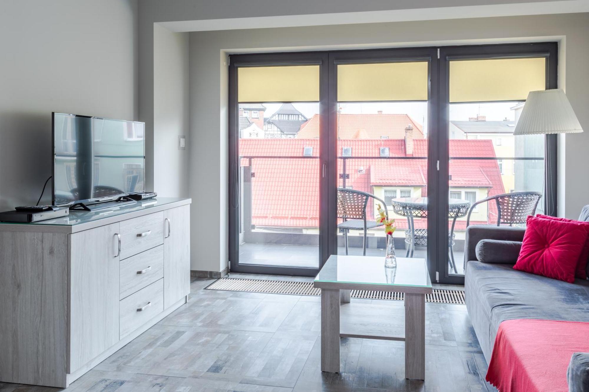 Apartamenty Baltyckie - Bulwar Portowy - Widok Na Port, Centrum, Najlepsza Lokalizacja W Ustce Устка Стая снимка